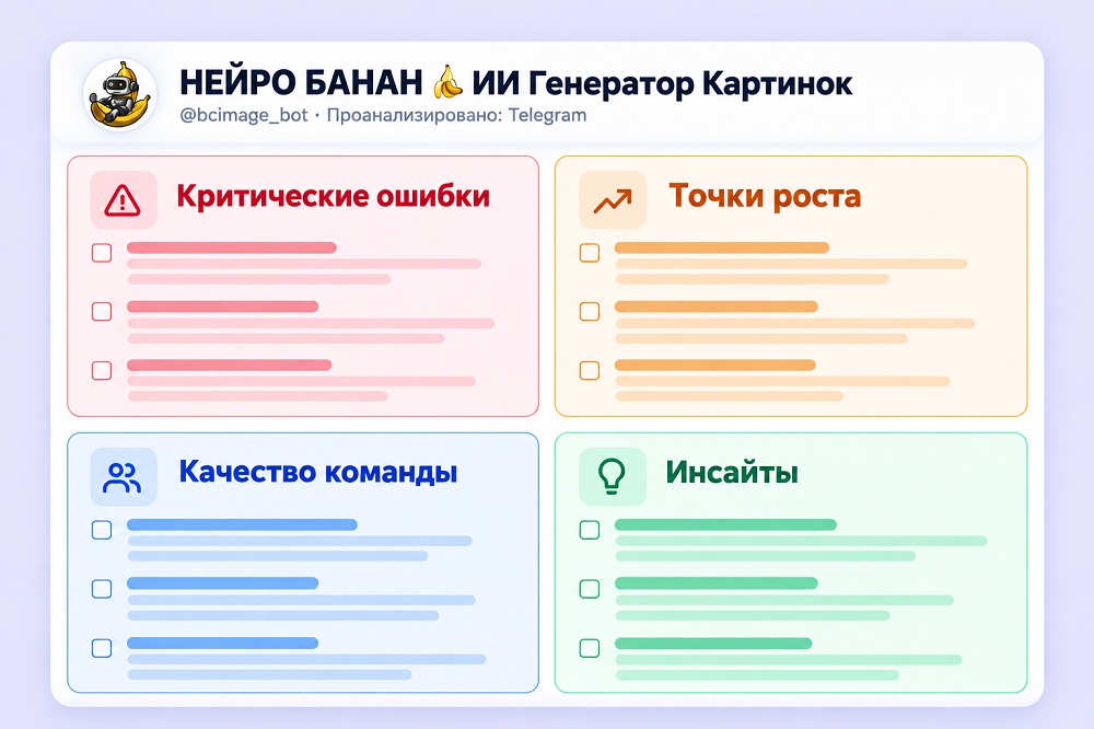 ИИ Аналитик: узнайте, почему бот теряет клиентов, и получите готовый план действий